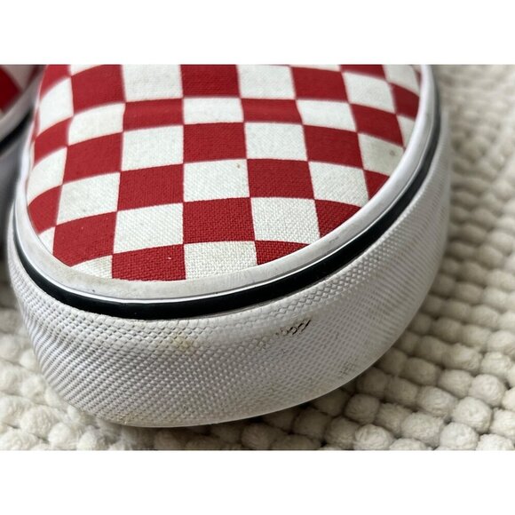 Vans Checkerboard multi colored Size 10 Classic Slip on sneaker Red, Yellow, Blu - Picture 7 of 7